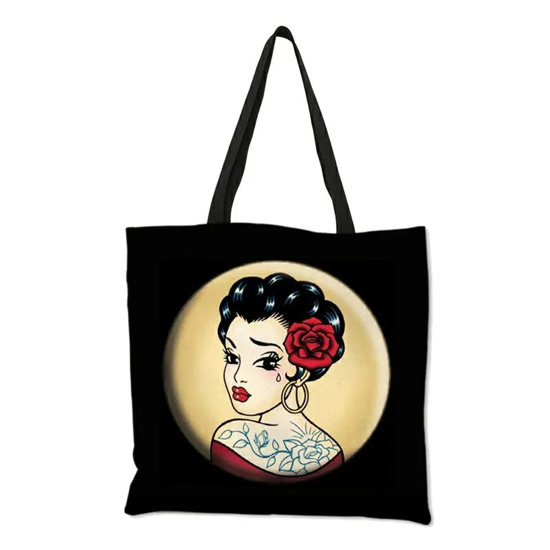 Sally ™ | Skull Girl shopping bags.