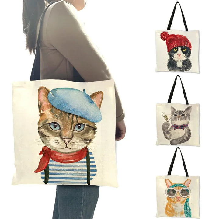 Helix ™ | Cute Cat Shopping Bag