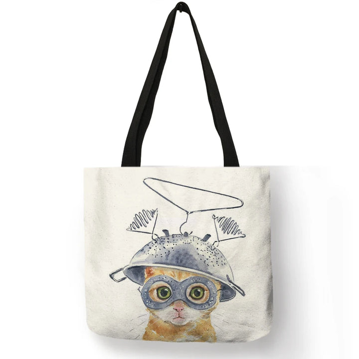 Helix ™ | Cute Cat Shopping Bag