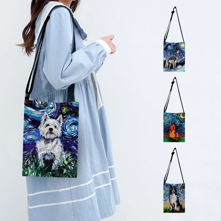 Sally™ | Starry Night shopping bag.