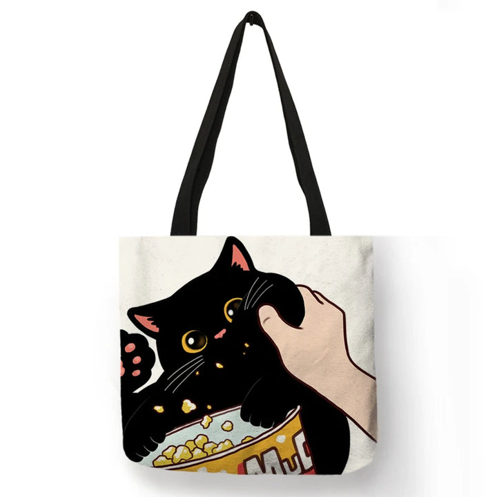 Sally ™ Kissing Cat Leisure Tote Bag.