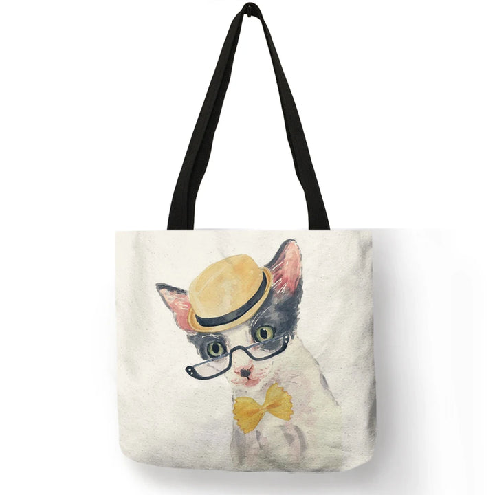 Helix ™ | Cute Cat Shopping Bag
