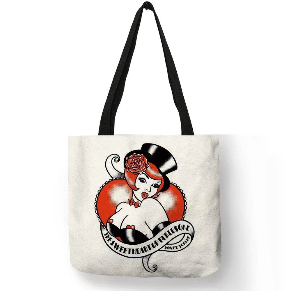 Sally ™ | Skull Girl shopping bags.
