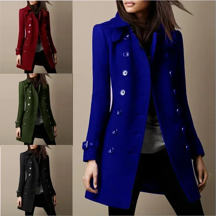 Eliza™ | Stylish Double-Breasted Coat