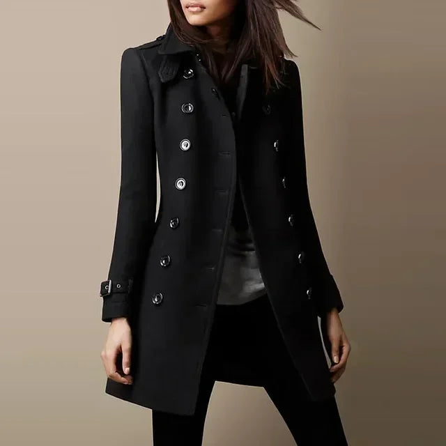 Eliza™ | Stylish Double-Breasted Coat