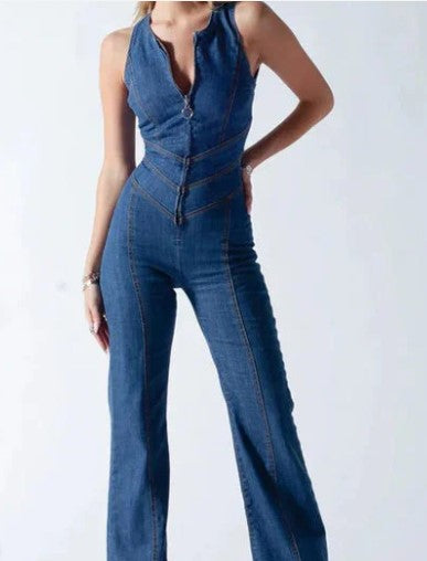 Roxanne | Denim Jumpsuit.