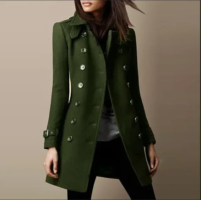 Eliza™ | Stylish Double-Breasted Coat