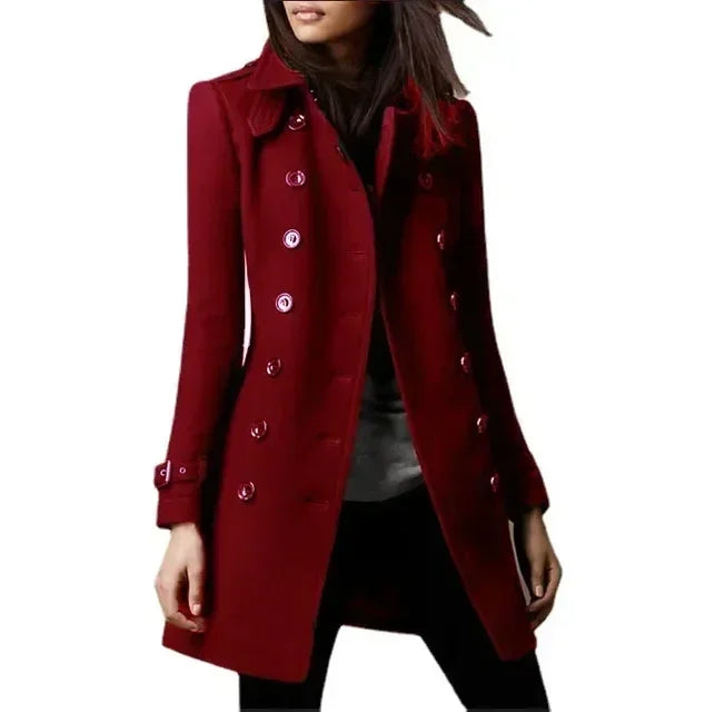 Eliza™ | Stylish Double-Breasted Coat