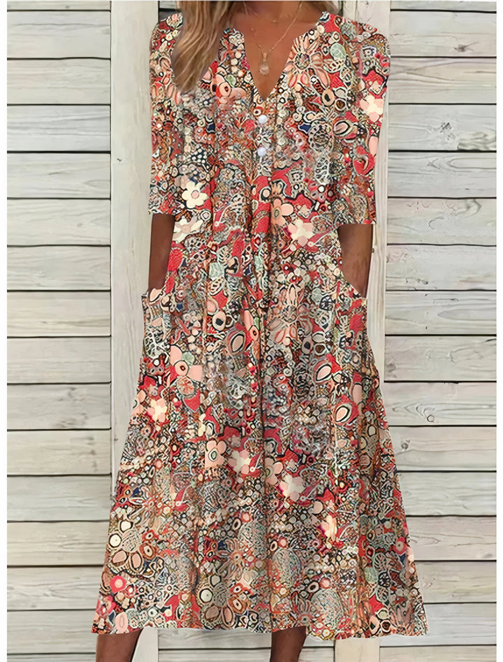 Penelope - Elegant Cotton Dress